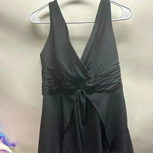 David’s Bridal dress size 16 black tank top flowy dress